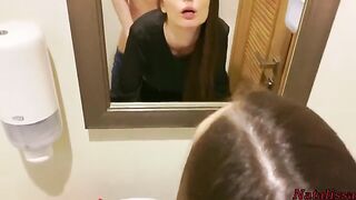 Natalissa got her pussy fucked in the restaurant toilet on the first date