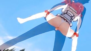Hentai animation with Flare Arlgrande getting fucked and experiencing something new for the first time (POV)