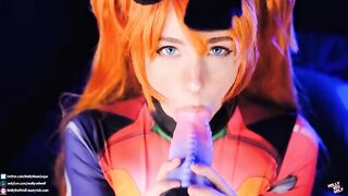 Asuka Langley-Short haired girl with a sexy big ass