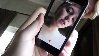 A girl tried to seduce her stepdad in a secret video