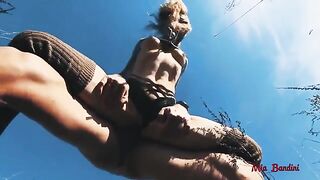 The guy has an incredible picnic with the sexy Mia Bandini in the fresh air