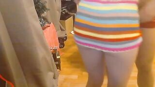Schoolgirl fucks with her boyfriend at home hard