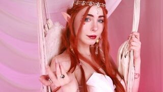 Cupid was fucked by a red-haired beauty on Valentine's Day