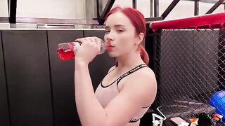 The personal trainer pushed the client hard with intense exercises