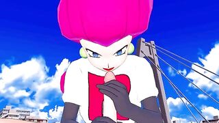 Jessie from Team Rocket fucks your Pokémon in this uncensored hentai POV style