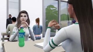 Student seduces the professor to come into her