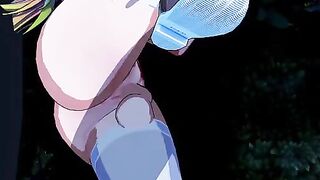 Blue Exorcist Shura Kirigakure in 3D Hentai animation