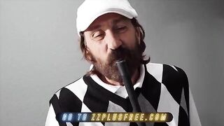 Tricky stepdad taught cute Katie Kush to play golf for sex