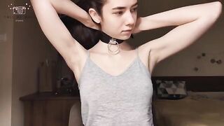 The young schoolgirl is preparing for a BDSM sex casting session