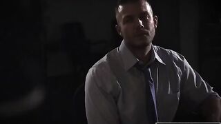 Shady reporter fucked busty Evelyn Claire in a steamy office encounter
