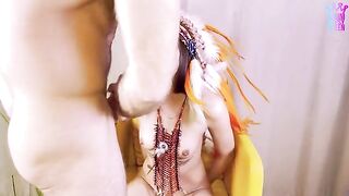 A sexy cowgirl is fucking with a hot gypsy queen in an intense scene