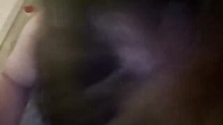 The perfect wife gets her husband's cock wet with her mouth