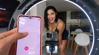 Public masturbation challenge with Martina Smith in Lush Part 2