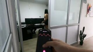Public masturbation challenge with Martina Smith in Lush Part 2