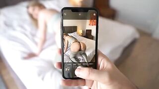 I was working when my stepsis distracted me and we fucked hard