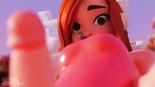 3D sound Wendy Corduroy Gravity Falls hentai with huge ass animation