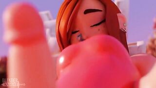 3D sound Wendy Corduroy Gravity Falls hentai with huge ass animation