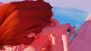 3D sound Wendy Corduroy Gravity Falls hentai with huge ass animation