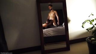 A gorgeous girl made a wet blowjob and she allowed me to cum on her tits