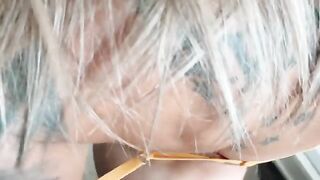 Best doggy style with a wild, blue-eyed girl in full video