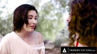 Casey Calvert and Arabelle Raphael in a hot threesome