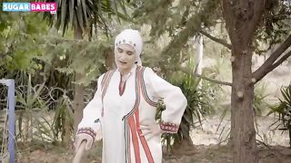 Hot Greek MILF farmer gets her ass pounded hard in intense outdoor action