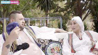 Hot Greek MILF farmer gets her ass pounded hard in intense outdoor action