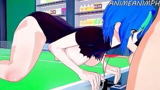 High School DxD Xenovia Quarta gets her pussy filled with cum