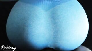 Babe fucked on the couch in yoga pants before cumming