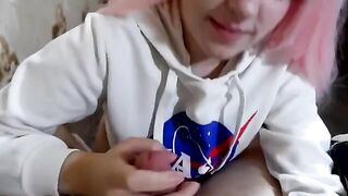 The guy did not let the girl read, fucked her