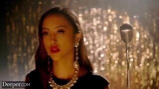 The sultry singer Alexia Anders can't resist Anton's BBC in this steamy scene from Deeper