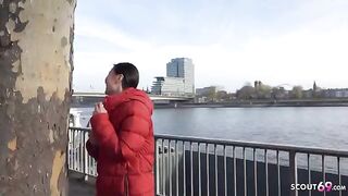 First rimjob and porn with Asia College Girl Luna I, a pick-up and rough fuck