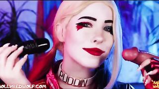 The guy smoked a thick cock of cosplay Harley Quinn