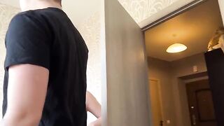 The couple wanted to rent a room but had sex with the pretty girl instead