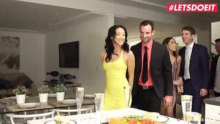 A wild college party turns into a hot orgy session