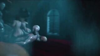 Full Moon 2 Gangbang uncensored 3D Hentai action with intense double penetration