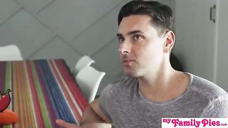 Alyx Star gets her tight pussy creampied by pervert stepbrother