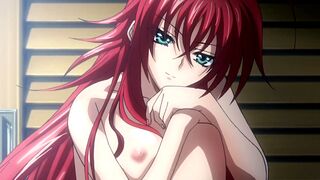 Rias welcomes her new servant in a provocative hentai JOI scene