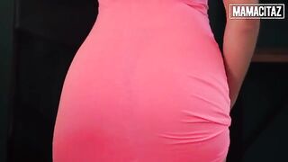 Casting with beautiful Latina newbie Shaira A, showcasing big tits and skills