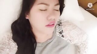 Andrea’s pussy licking and hard fuck video goes viral, making her cry with joy