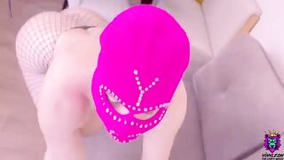 Amateur Latina with a thick ass fucked deep in her ass hole