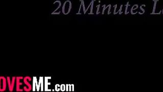 Petite girl Vixen surprises her stepbrother with a blowjob on his birthday