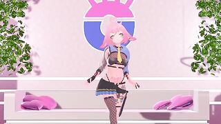 VTUBER's prostatium stimulation with joy of orgasm (JOI)