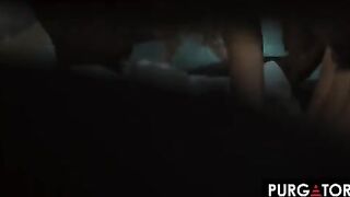 A blonde woman cheats on her husband with a younger guy in this steamy scene