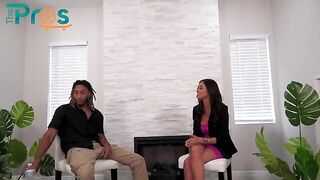 The pros episode 1 featuring Armani Black and Derek Savage, showcasing intense interracial action