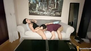 I invited a friend to watch a movie, but things got intimate