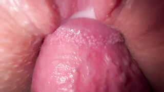 A young guy fucks his stepsister and cum in her pussy, a steamy POV scene