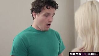 Stepson’s hottest fantasy is sex with a gorgeous MILF
