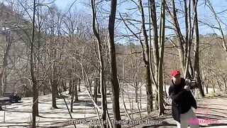 A day with Kleomodel ended with a group encounter in the woods, as captured in this vlog