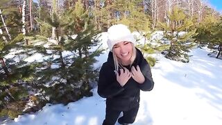 A girl got lost in the forest and was found by a forester